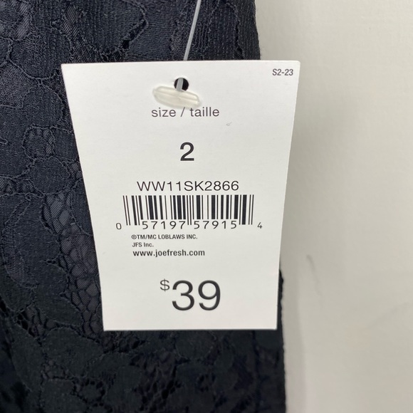 Black lace skirt - Joe Fresh (NWT) - Picture 4 of 4